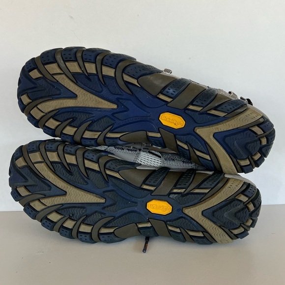 Merrell Men\'s Waterpro Maipo All-Terrain Water Shoes, Drizzle Gray Navy Blue, 8 main image 6